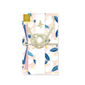 [預購] (日本製) 祝儀袋 白色山茶花